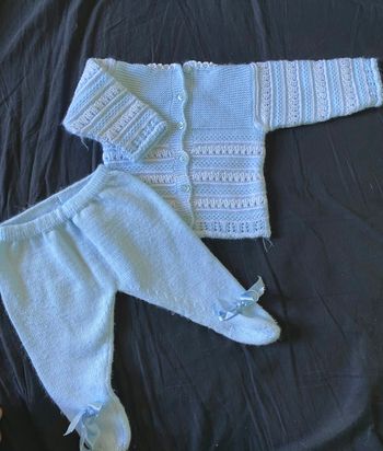 Ensemble en laine bébé mixte
