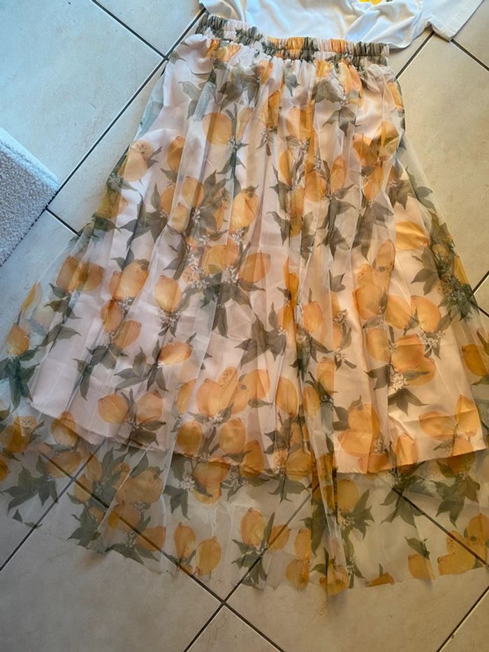 Jupe tulle femme citron lemon limon - photo numéro 3