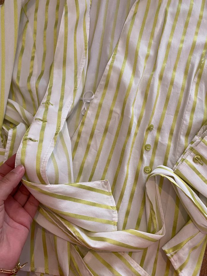 Blouse à rayure taille 40 Zara - photo numéro 3