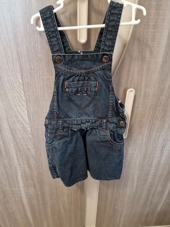Salopette en jean jupe 5 ans