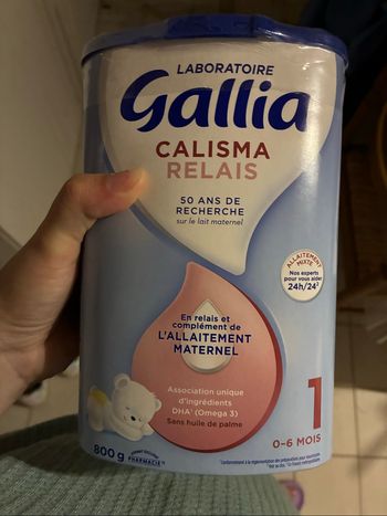 Lait Gallia relais allaitement