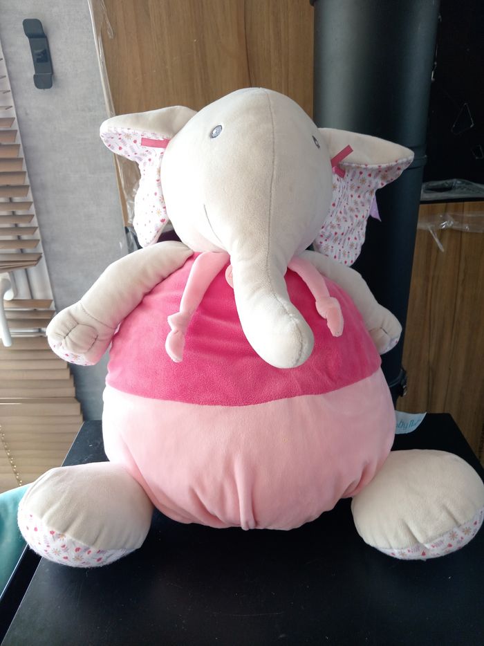 Peluche éléphant baby nat