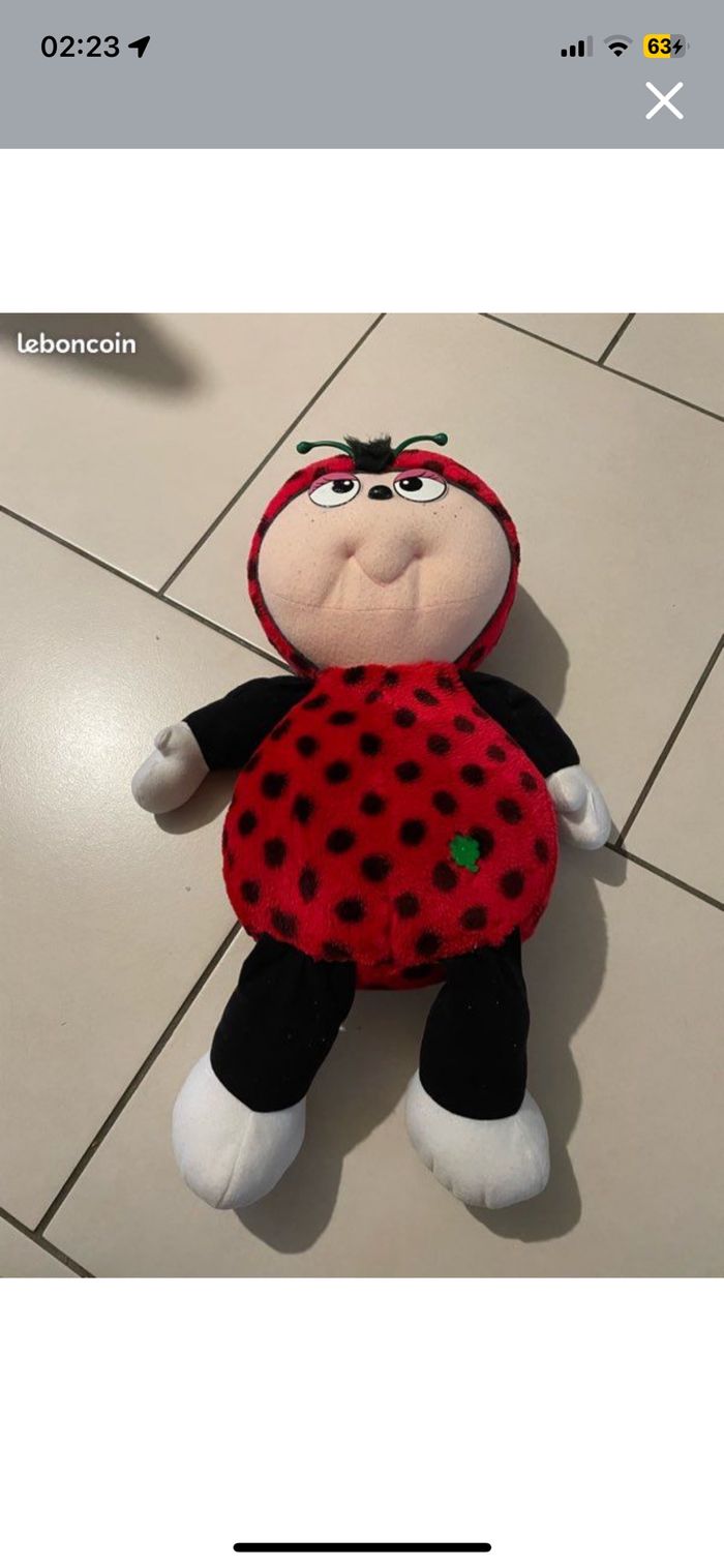 Peluche cococinel vintage babicinel jemini