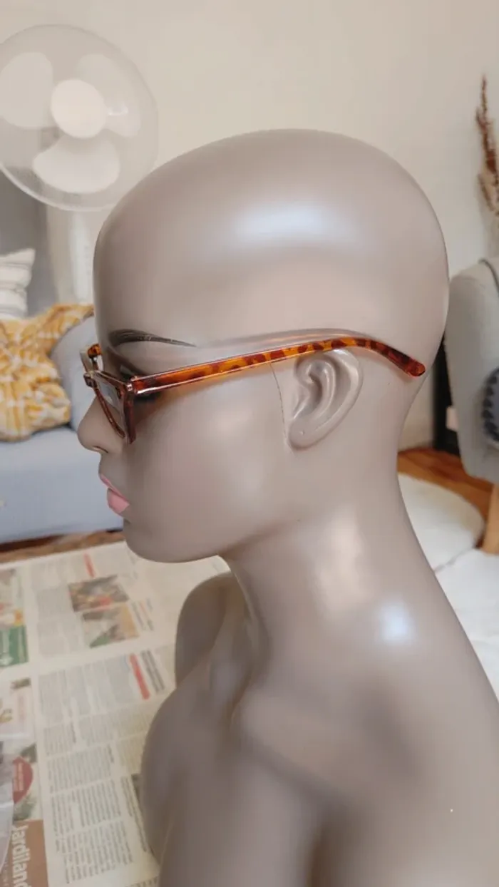 Lunettes de soleil vintage rétro léopard - photo numéro 4