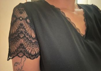 Robe noire dentelle