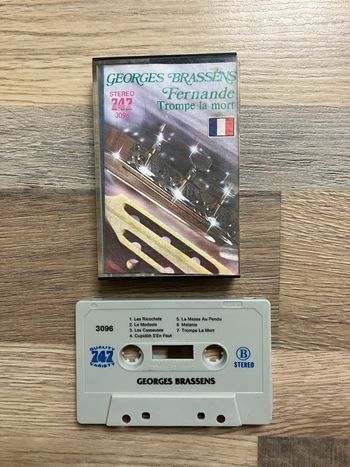 Rare-Cassette audio -Georges Brassens-Fernande