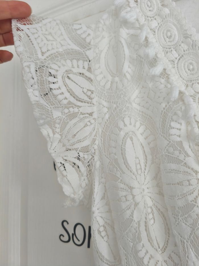 Jolie robe blanche taille unique - photo numéro 4
