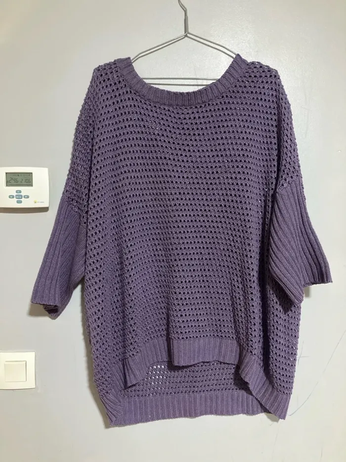 Pull femme ajouré