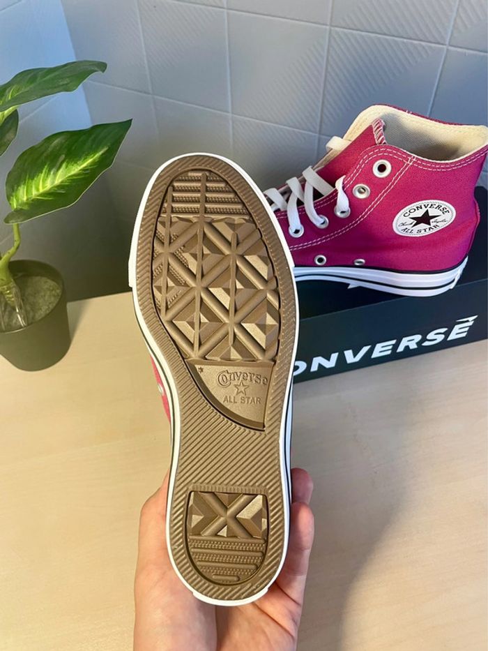 Converse Chuck Taylor glow purple / Bordeaux - photo numéro 10