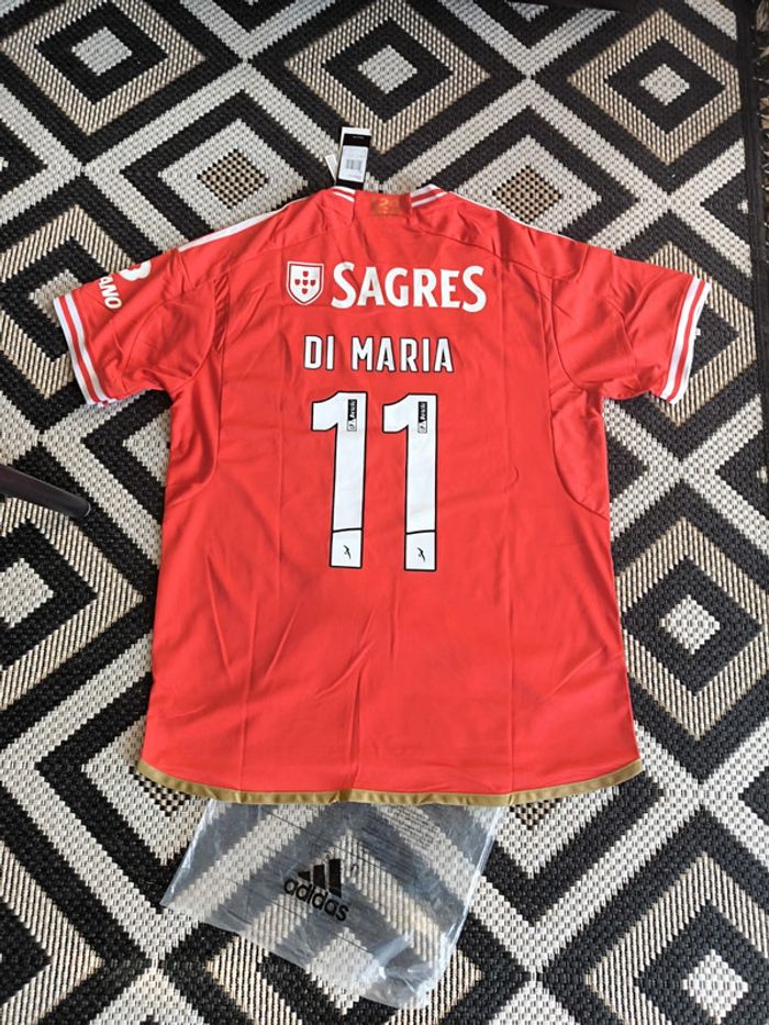 T shirt foot taille L Adidas domicile benfica neuf - photo numéro 3