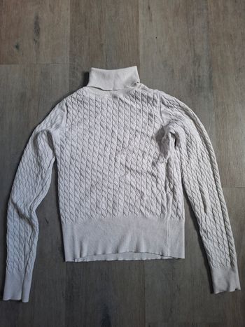 Col roulé blanc