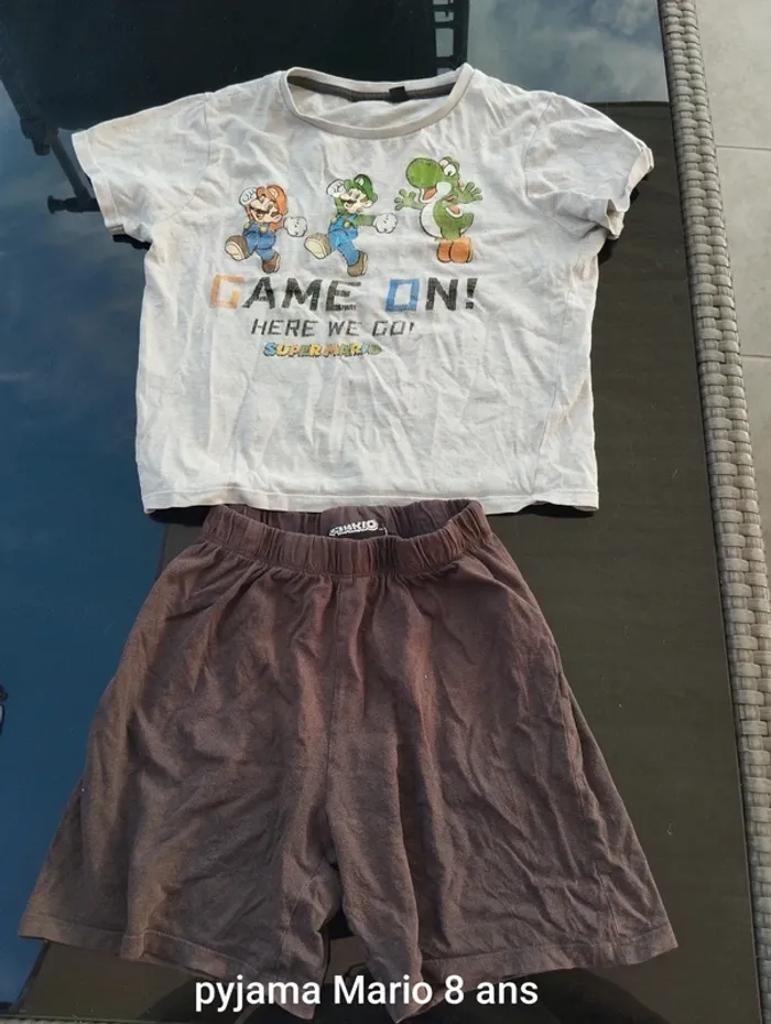 Pyjama Mario 8 ans