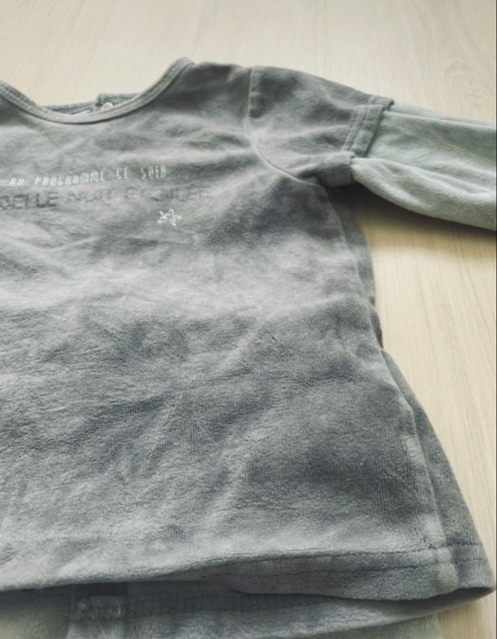 Pyjama 2 pièces velours - photo numéro 2