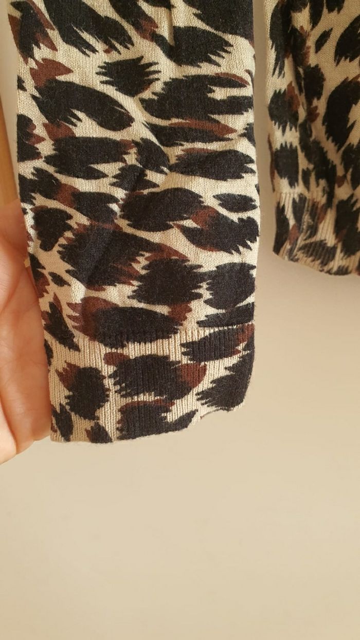 Gilet leopard Monoprix S - photo numéro 4