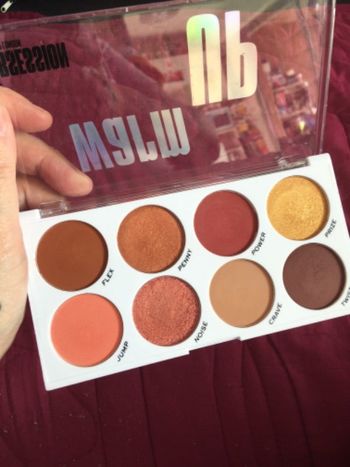 Palette Make Up Obsession juste swatchée