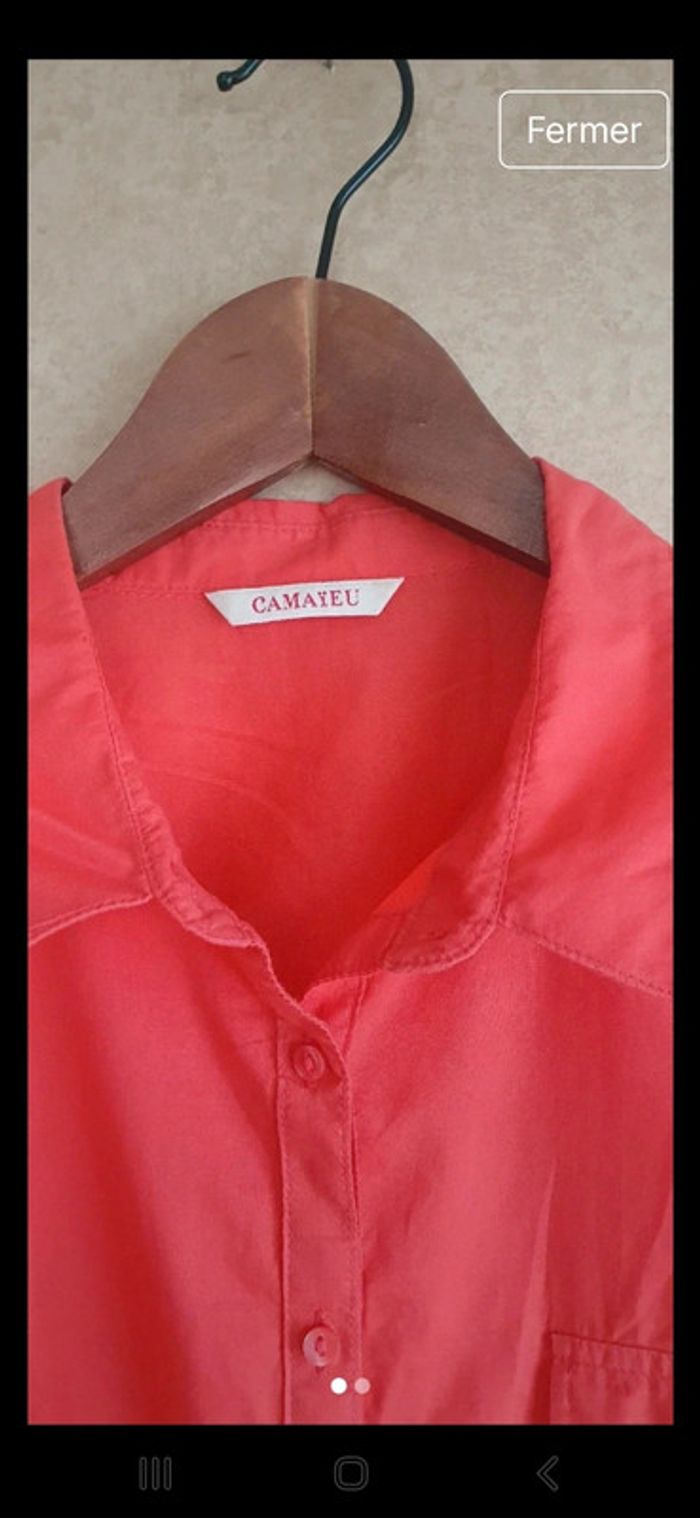 Chemise coton Camaieu