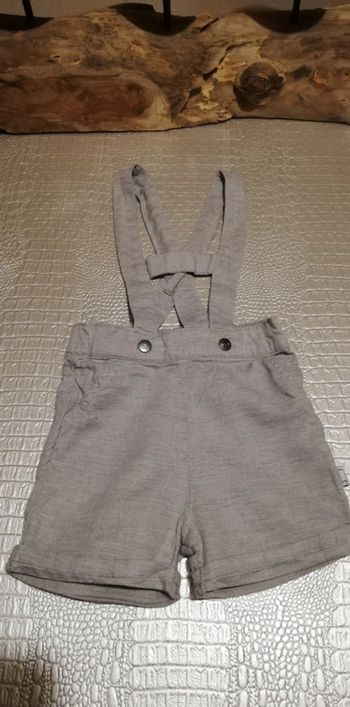 Salopette short bébé
