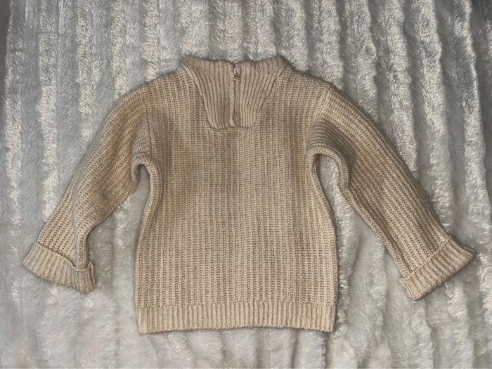 Pull polaire beige