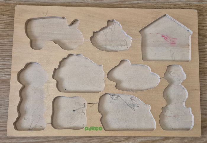 Lot de 4 Puzzles en bois - photo numéro 8