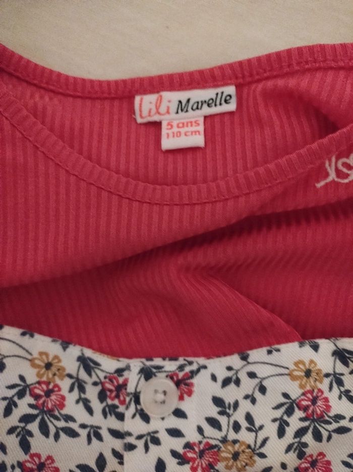 Robe tee-shirt 2 en 1 Lili marelle - photo numéro 3