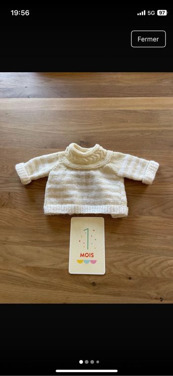 Gilet 1 mois