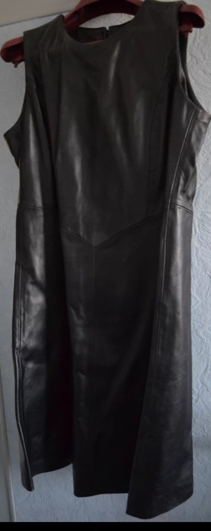 Robe en cuir Franck Laurens