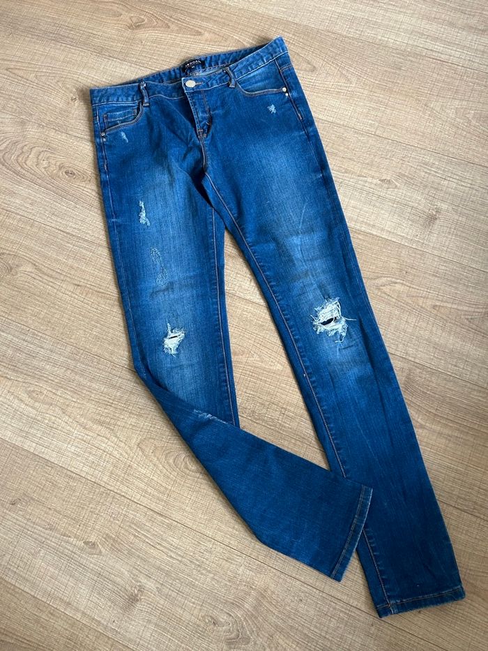 Jean bleu marine Morgan taille 40 jamais porté - photo numéro 8
