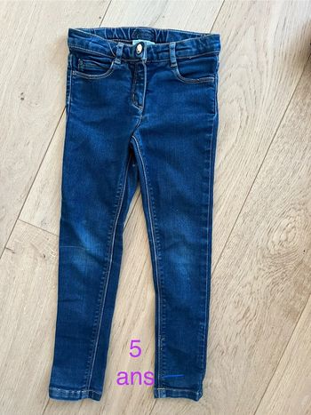 Jean pantalon Jacadi 5 ans fille