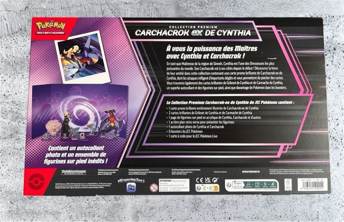 Coffret Carchacrok ex de Cynthia Pokémon - photo numéro 2