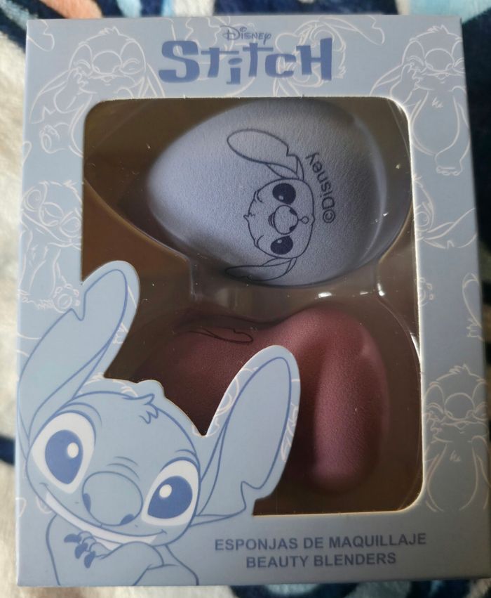 Lot de 2 éponges à maquillage Stitch et Angel