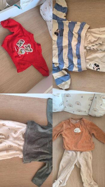 Lot vêtements bébé garçon  6 mois 