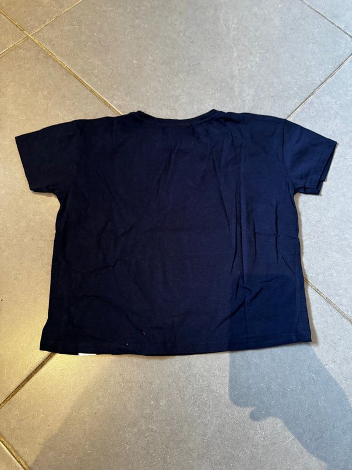 T shirt manches courtes - Paris 2024 - Phrygie / Course - Bleu marine  - 6 ans - photo numéro 3