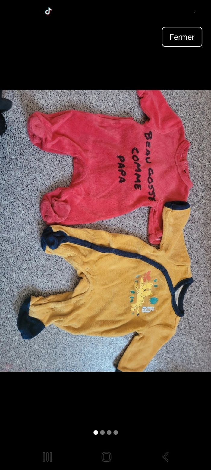 Lot pijamas 0mois - photo numéro 6