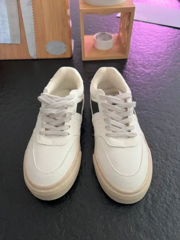 Basket à lacets blanche Zara 31