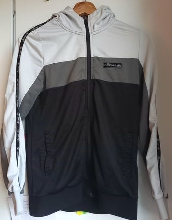Veste Ellesse original grise et noire