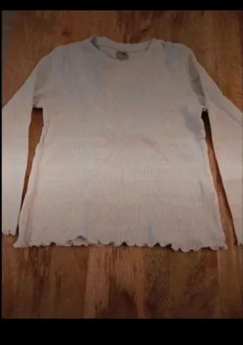 Sous-pull blanc Kiabi fille 6 ans