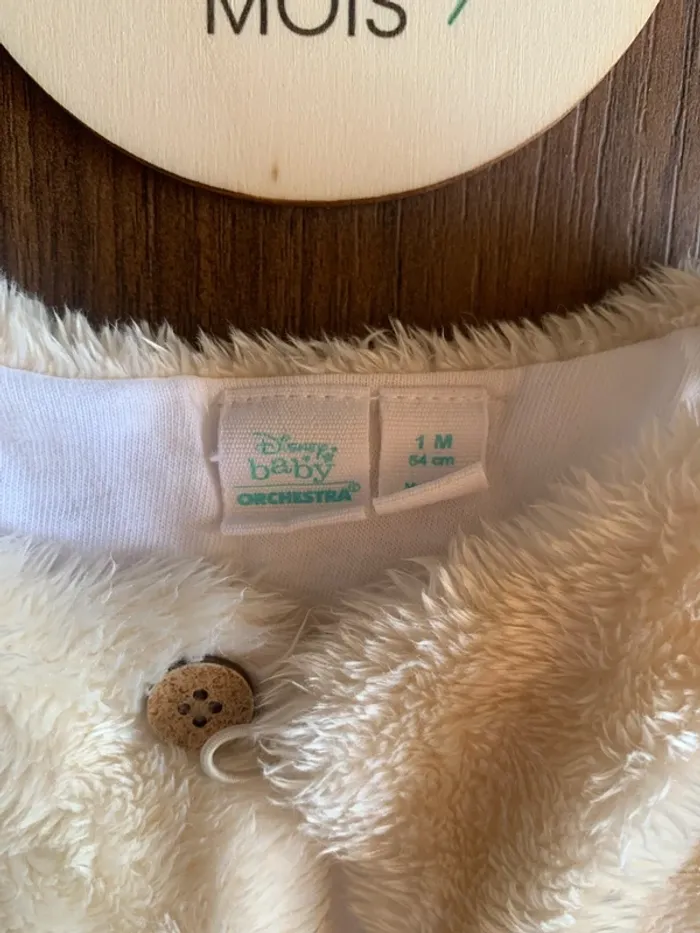 Gilet sans manche Disney 1 mois - photo numéro 2