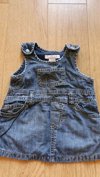 Robe jean h et m 2 a 4 mois