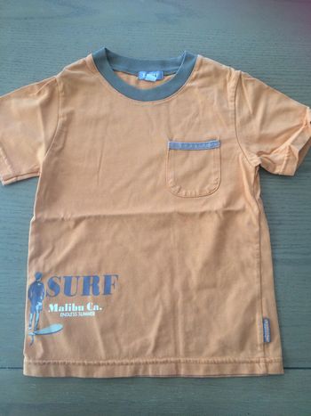 T-shirt orange 6 ans