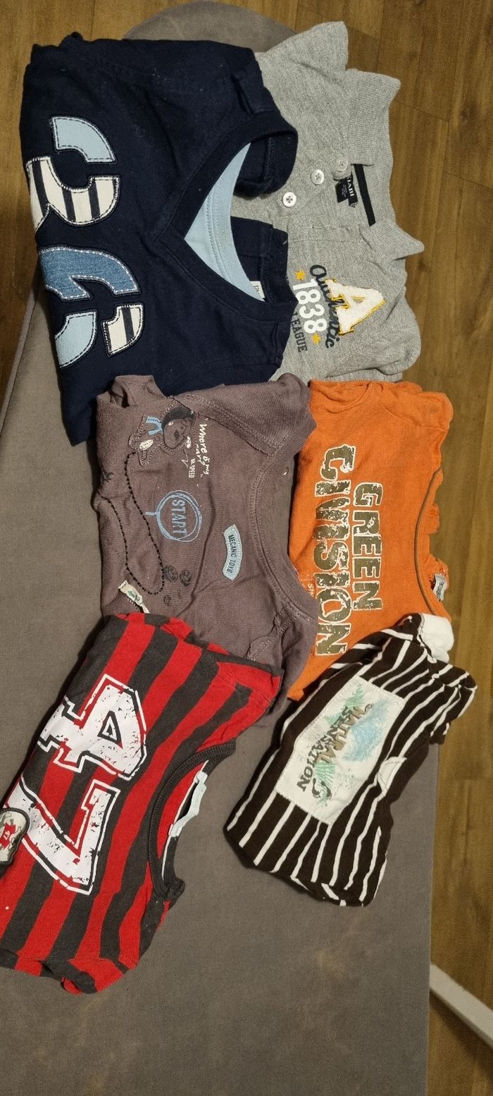 Lot tee shirt garçon 12 mois - photo numéro 2