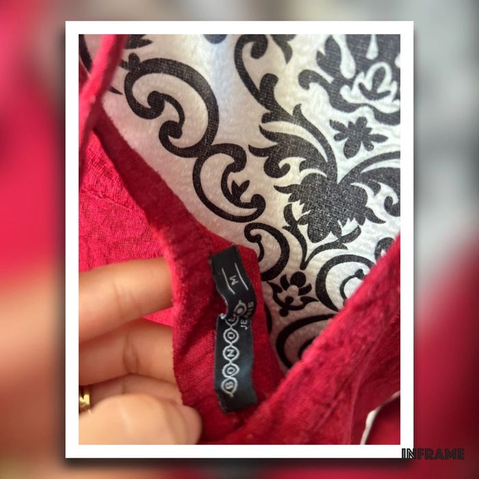 Très belle blouse rouge bordeaux 🥰 taille 38 bonobo - photo numéro 3