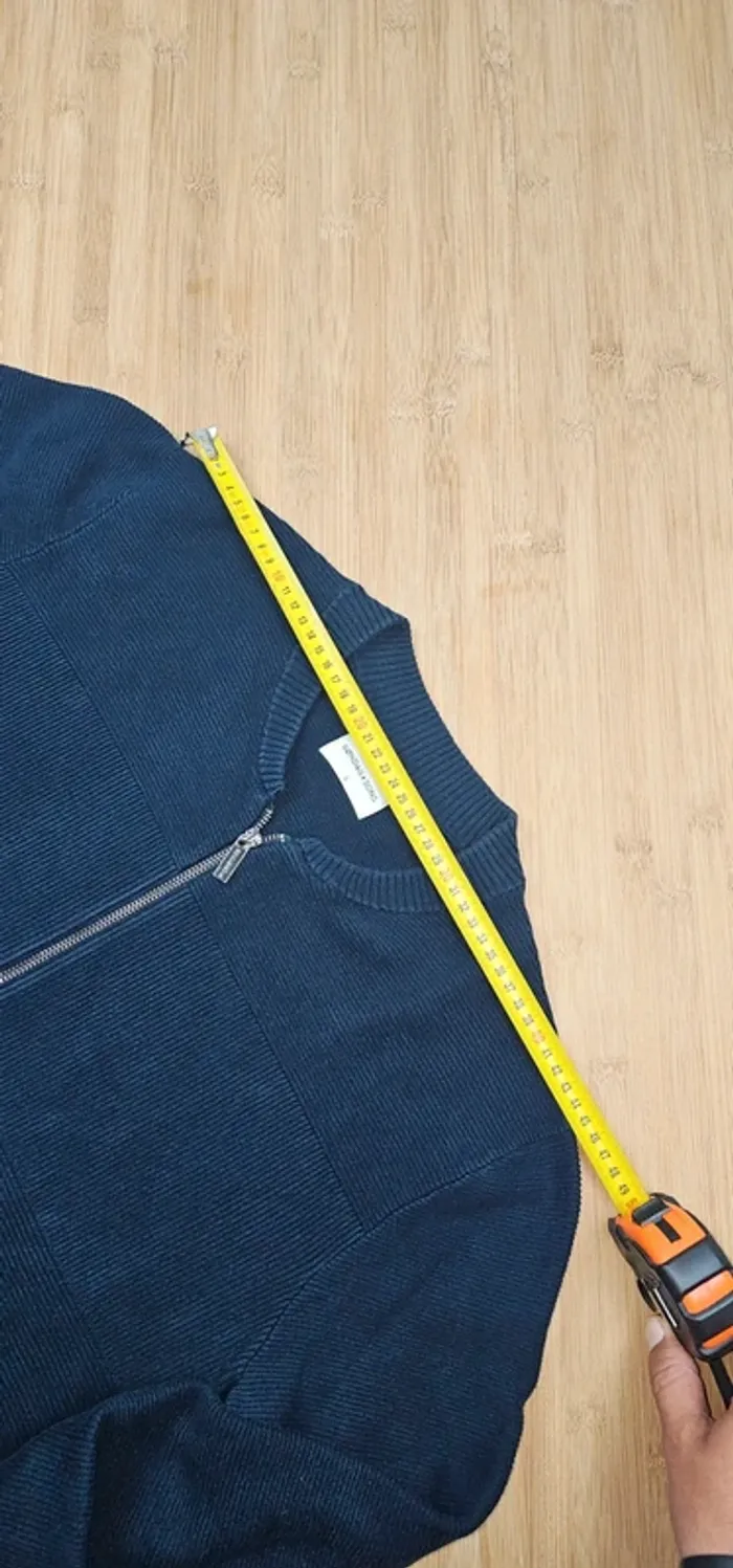 Cardigan zippée sondag & sons .100%
Coton, bleu marine - photo numéro 8