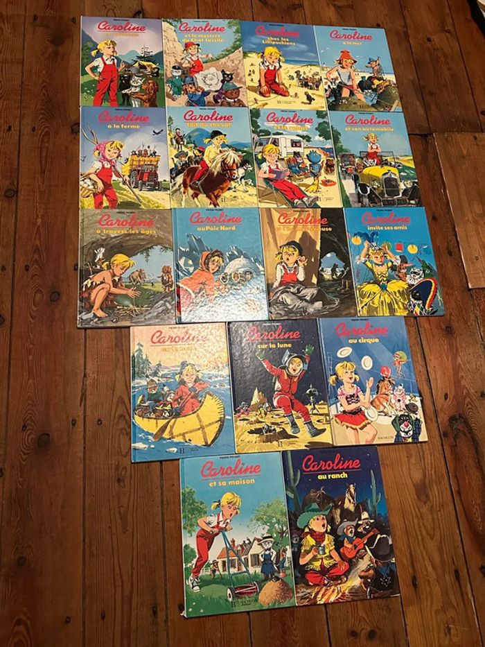 Lot de 17 livres bd albums vintage Caroline Pierre Probst Hachette Jeunesse années 90