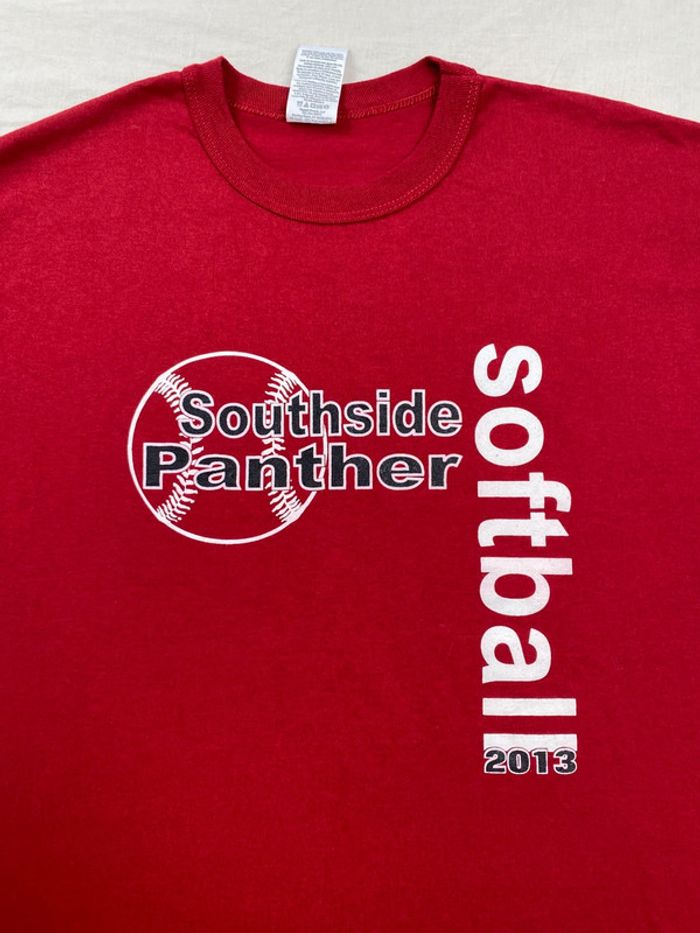 T-shirt imprimé sport USA, homme, été, rouge, M - photo numéro 2