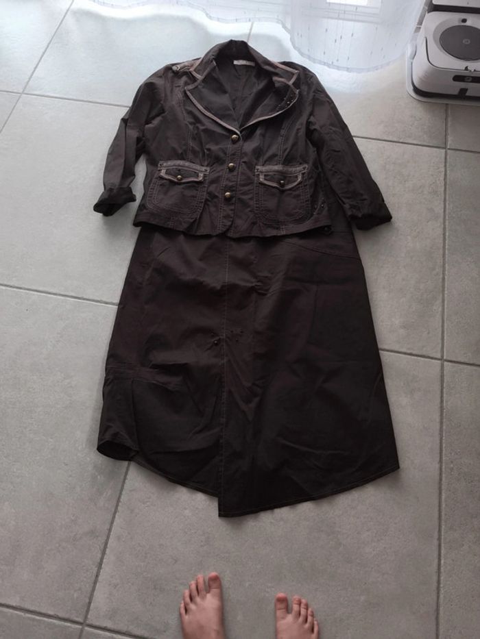 Ensemble veste et jupe Fred Sabatier 46