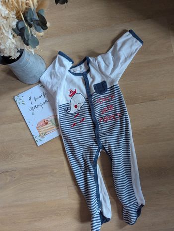 Pyjama velours Gémo 9 mois