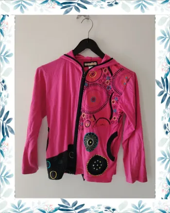 Gilet zippé à capuche minisonic 10 ans