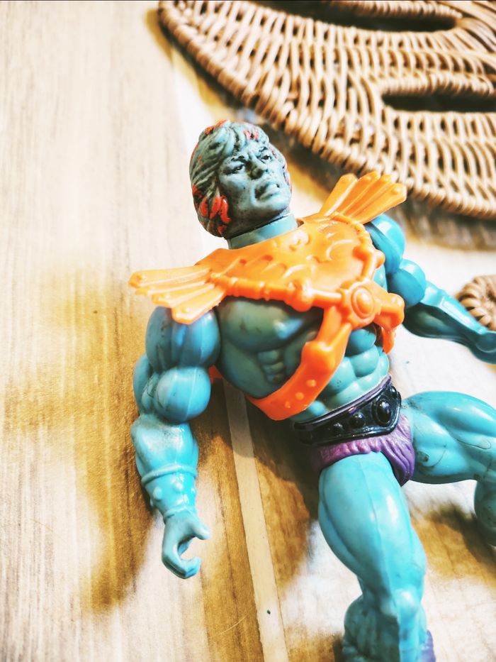 🏹Figurine articulée Faker Motu Masters of the universe année 1981 marque Mattel - photo numéro 3