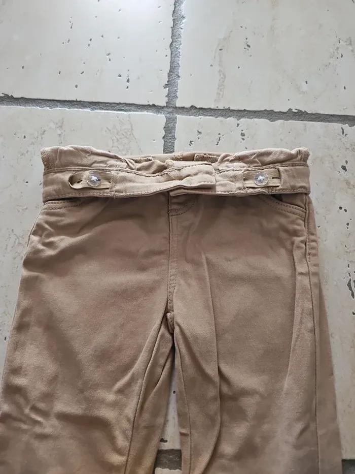 Pantalon chino beige - Tape à l'œil - 24 mois/86 cm - photo numéro 3