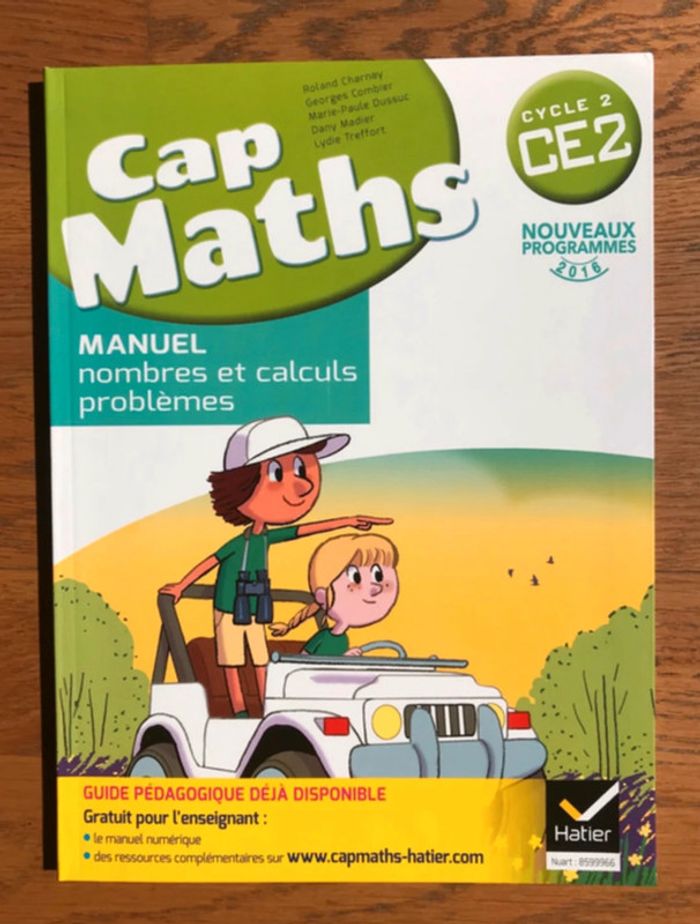 CAP Maths CE2 - Nombres et calculs - livre de l’élève